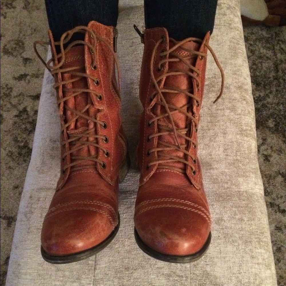 Steve Madden combat boots